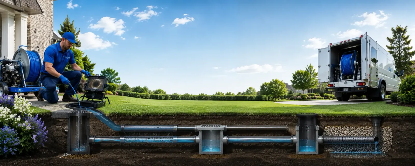 Outdoor drain cleaning information for Maryland Heights, MO